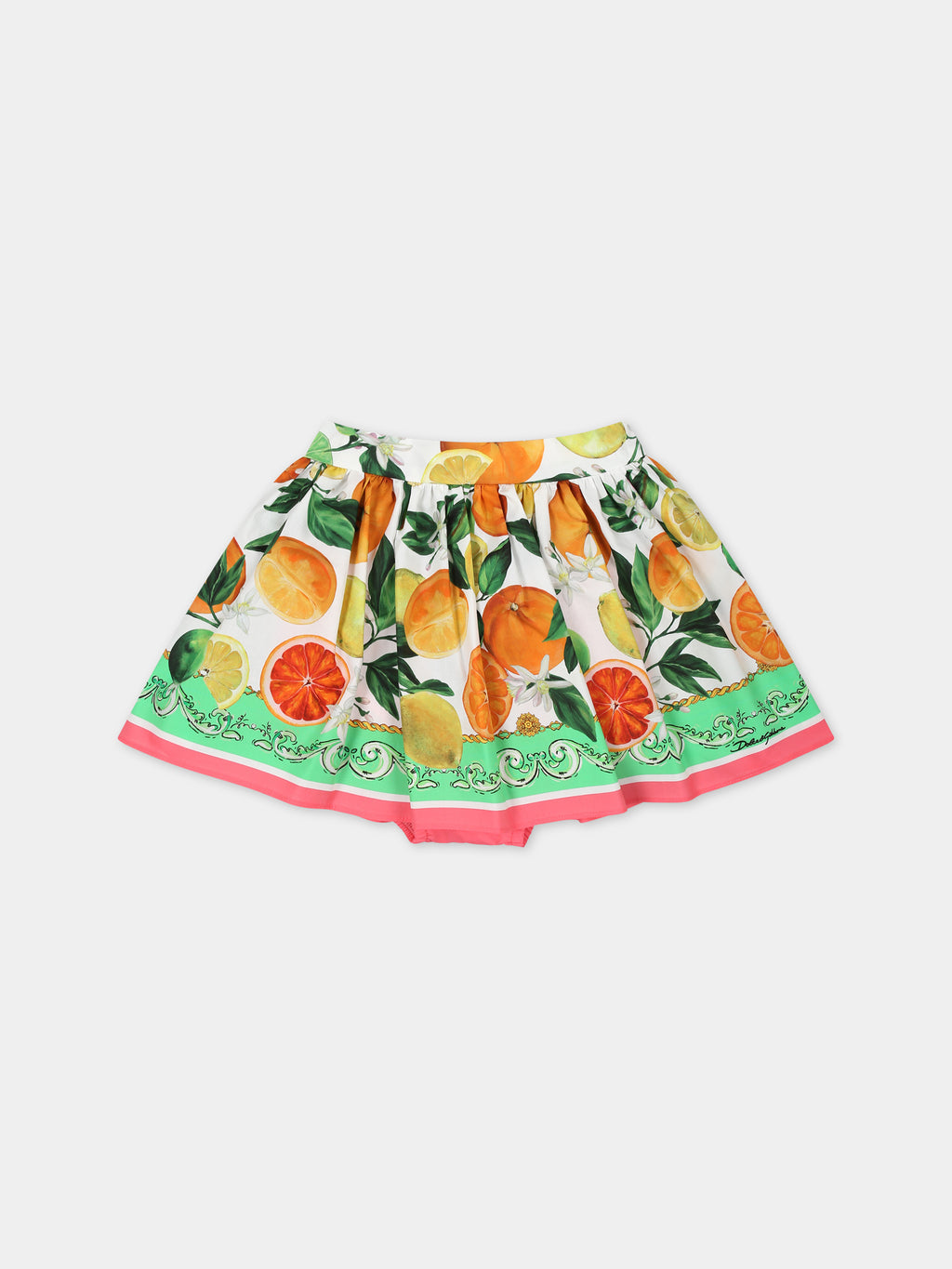 Elegant multicolor skirt for baby girl